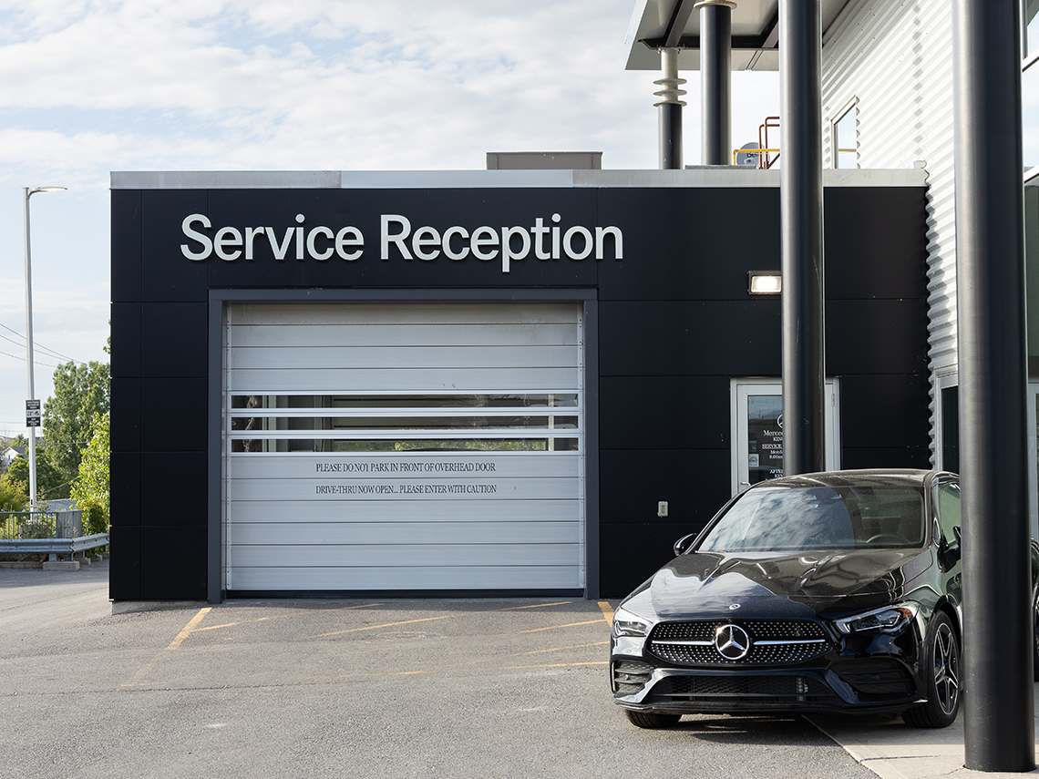 Mercedes Benz Four Bay Garage & Drive-through Vestibule Addition (2017)